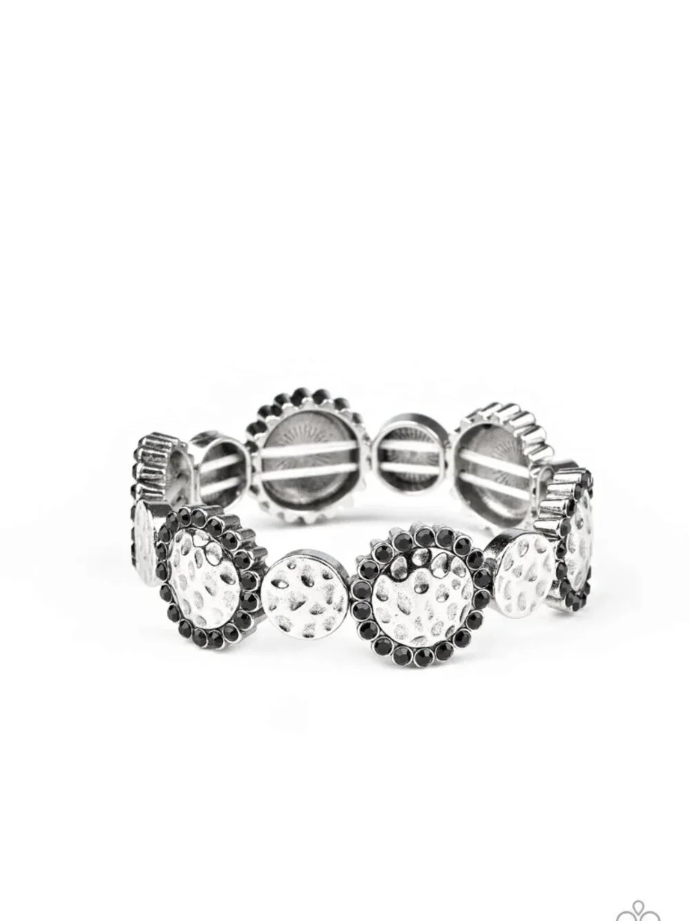 Paparazzi Jewelry Accessories - Mixed Up Metro - Black Bracelet - Vintage
